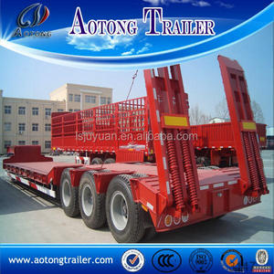 3 essieu 50 tonnes concave type de faisceau low loader <span class=keywords><strong>remorque</strong></span> <span class=keywords><strong>vente</strong></span> avec mécanique échelle - Product Image 1