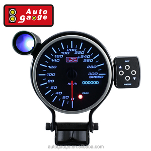 Compteur de vitesse à moteur pas à pas de 95 mm, affichage LED ODO avec fonction de pointe d'avertissement, boîte de commande de lumière de changement de vitesse extérieure, jauge automobile universelle - Product Image 2