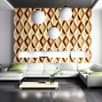 Kertas Dinding Vinil Modern Insulasi Panas Baru 3D untuk Dekorasi Rumah