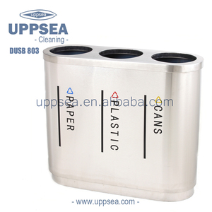 Conteneur de déchets à fermeture automatique, corbeille en acier inoxydable, 15 kg - Product Image 4