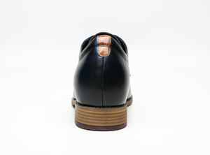 Vestido de tacón alto invisible italiano cuero zapatos elevadores de altura - Product Image 4