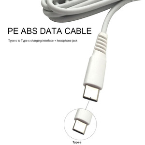 <span class=keywords><strong>2</strong></span> en <span class=keywords><strong>1</strong></span> TPE ABS Type C 3.<span class=keywords><strong>0</strong></span> + PD Adaptateur interface De Charge + prise casque - Product Image 3