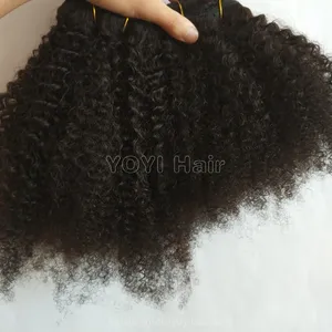 Braziliaanse Human Hair Weave Geen Verlies Top Kwaliteit 100% Remy Kinky Krullend Haar Extensions Nieuwste Haar Weeft In Kenia