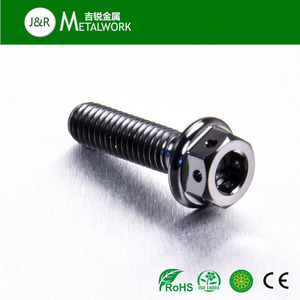 M8 Mạ Vàng Anodized Nhôm Hex Mặt Bích <span class=keywords><strong>Bolt</strong></span> - Product Image 5