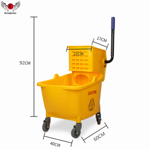 Fábrica confiable 32L solo cubo de plástico Durable Lado de prensa de acero RP <span class=keywords><strong>Winger</strong></span> cubo toalla <span class=keywords><strong>Winger</strong></span> con ruedas para Hotel - Product Image 5