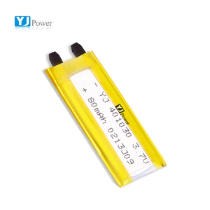 Fabricación <span class=keywords><strong>volumen</strong></span> redonda recargable 3,7 V 80 mAh batería de polímero de litio - Product Image 5