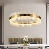 Lustre design à télécommande, salon moderne