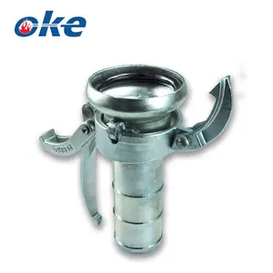 Okefire Carbon Steel Casting Fire Fighting Hydrant Water Pipe Hose Quick Connect Fitting Perrot Coupling