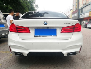 5 <span class=keywords><strong>series</strong></span> G30 m sports ABS-difusor de parachoques trasero, color negro brillante, para BMW 2017 + - Product Image 4