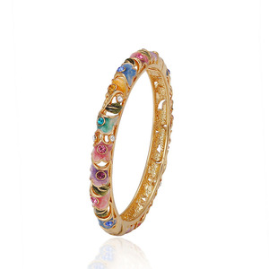 Braccialetto-104 xuping saudita gioielli in oro 24K moda oro braccialetto - Product Image 1