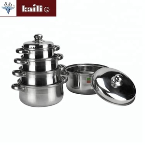 Espesar la parte inferior <span class=keywords><strong>3</strong></span>/5 capa de acero inoxidable utensilios de cocina olla - Product Image 1