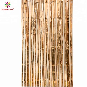 <span class=keywords><strong>Tende</strong></span> Metalliche con Frange in Lamina Dorata <span class=keywords><strong>e</strong></span> Argentata per Decorazioni di Feste, Vendita all'Ingrosso - Product Image 3