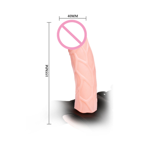 Cinturino vuoto per uomo cinturino su vibratore Dildo cavo cinturino vibrante realistico per coppie Strapon del pene - Product Image 6
