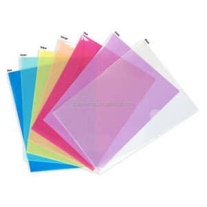 <span class=keywords><strong>Carpeta</strong></span> de archivos de plástico <span class=keywords><strong>tipo</strong></span> <span class=keywords><strong>L</strong></span>, tamaño A4, Impresión de logotipo personalizado, fábrica OEM, venta al por mayor - Product Image 1
