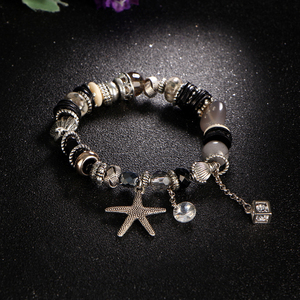 Color Starfish pulseras <span class=keywords><strong>Bohemia</strong></span> pulseras de <span class=keywords><strong>cristal</strong></span> para las mujeres - Product Image 1