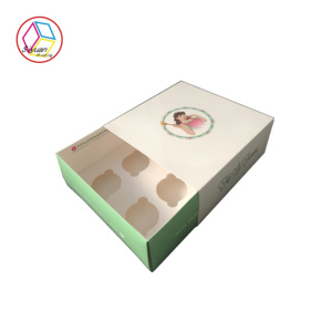 Tùy chỉnh rõ ràng hộp bánh <span class=keywords><strong>Cupcake</strong></span> hộp với cửa sổ thực phẩm cajas Para cupcakes tùy chỉnh SY Bìa <span class=keywords><strong>cupcake</strong></span> hộp và bao bì màu Hồng bán buôn - Product Image 3