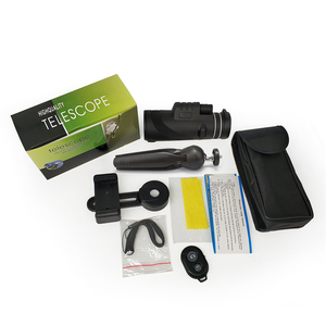 Telescopio ODM OEM monoculare economico 40x60 con supporto per Smartphone treppiede estensibile - Product Image 4