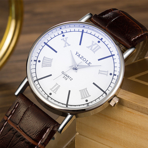 YAZOLE D <span class=keywords><strong>313</strong></span> Montres de couple à vendre en gros en Chine, montres à quartz pour hommes, logo personnalisé, montres-bracelets pour les amoureux - Product Image 4