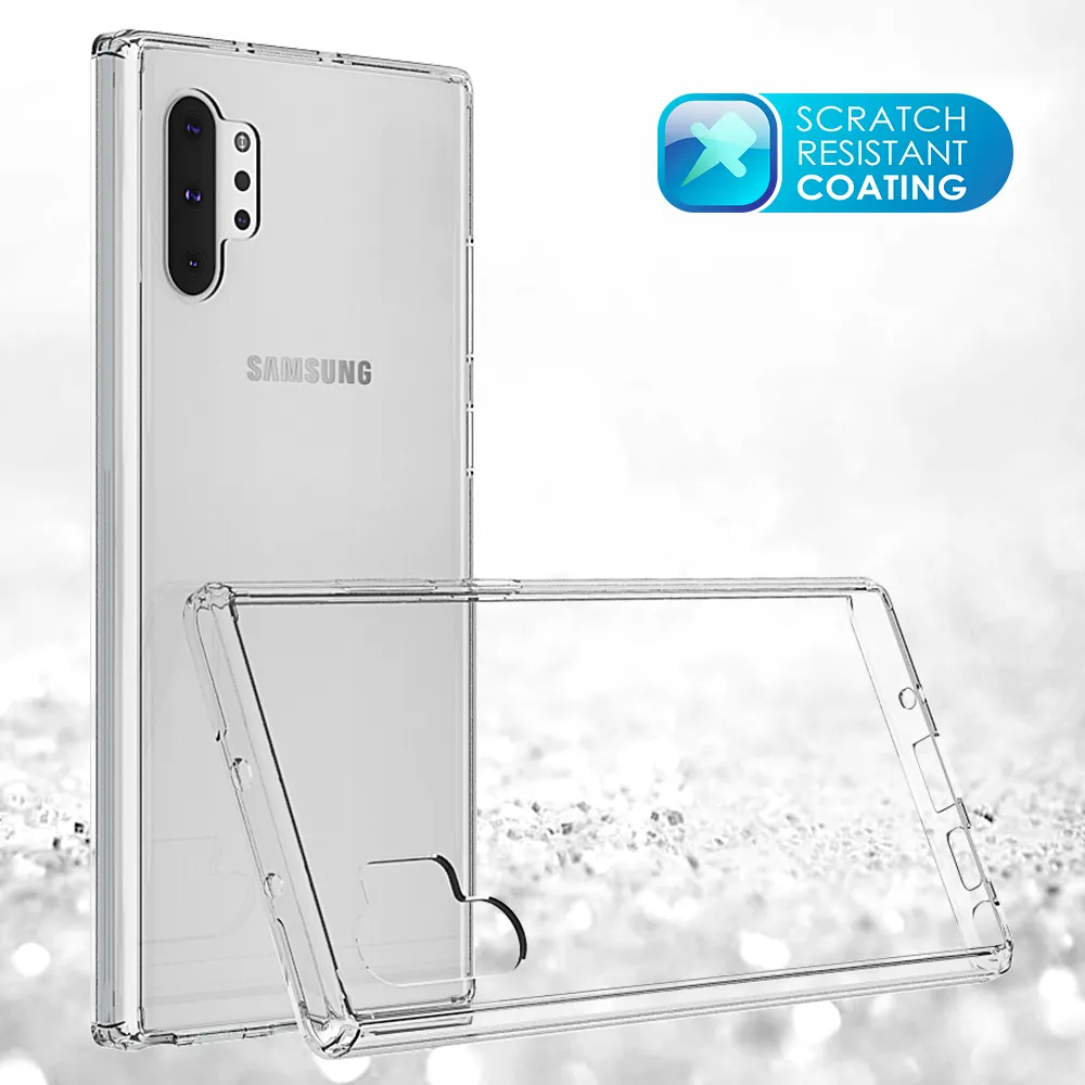 HD Clear Anti-Scratch-Telefon hülle für Samsung Note 10 Plus Transparente PC Tpu-Stoßstangen hülle