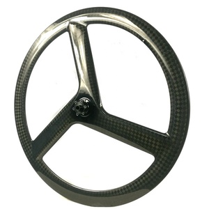 Sinergia Tri Carbonio Ha Parlato Wheelset 700C Carbonio 3 Razze Strada/Ruota Della Pista/Rim Freno A Disco Ruota In Carbonio Cinesi - Product Image 5