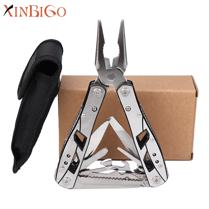 High quality steel handle camping EDC tool pliers combination multi-plier