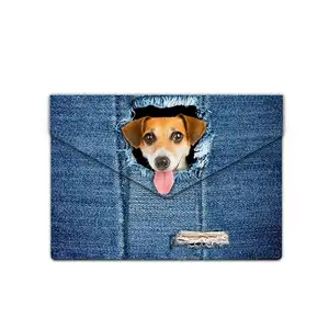 2023 Nieuwste Ontwerp Dames Clutch Handtas Dier Hond 3d Geprint Vrouwen Clutch Tas