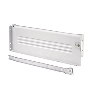 Kitchen Hardware Fitting Metal Box Drawer Side Panel and Slide 118 mm
