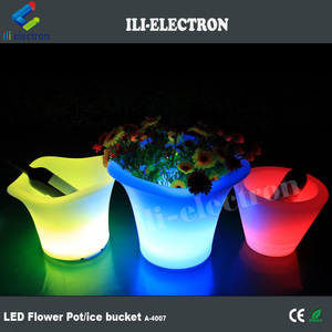 Pas cher En Plastique Champagne Led Seau À Glace Pour La Bière - Product Image 4