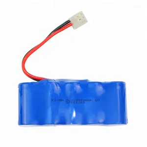 כחול PVC עטוף 5S1P 6 v SC 3000 mah NiMh נטענת סוללה חבילה עם מחבר