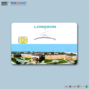 Biglietti da visita intelligenti personalizzati con chip 4442 di plastica con carta d'identità con <span class=keywords><strong>foto</strong></span> in rilievo memory Smart contact ic card con chip 4428 - Product Image 2