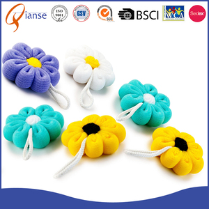 Encanto Color <span class=keywords><strong>de</strong></span> <span class=keywords><strong>la</strong></span> Esponja <span class=keywords><strong>de</strong></span> Baño <span class=keywords><strong>De</strong></span> Flores <span class=keywords><strong>de</strong></span> Ducha Cuerpo 30G Malla <span class=keywords><strong>De</strong></span> Bolas <span class=keywords><strong>De</strong></span> esponja - Product Image 2