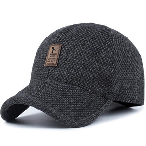 Hommes <span class=keywords><strong>de</strong></span> Laine D'hiver En Plein Air Oreille Baseball <span class=keywords><strong>Chapeau</strong></span> Chaud Papa <span class=keywords><strong>Chapeau</strong></span> - Product Image 3
