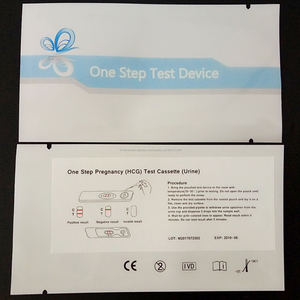 CE giá thấp một bước keo vàng Mang Thai (<span class=keywords><strong>HCG</strong></span>) Nhanh Chóng chẩn đoán Nước Tiểu/toàn bộ máu/huyết thanh kiểm tra bộ dụng cụ - Product Image 5