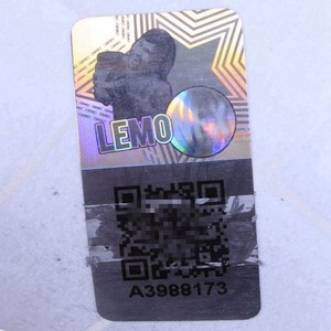 Custom University Certificate Authenticity <strong>ID</strong> Overlay Adhesive Watermark Hologram Eggshell Sticker Sheet Roll Shatter Labels - Product Image 4