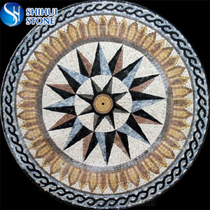 Đầy màu sắc Thường Xuyên Đá Tự Nhiên Slate Tường Nghệ Thuật Mosaic Mẫu - Product Image 4