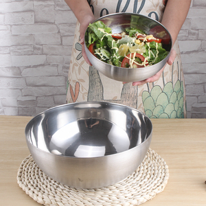 Ciotola per <span class=keywords><strong>insalata</strong></span> in acciaio inossidabile cucina ciotola per zucchero frutta ciotola per <span class=keywords><strong>insalata</strong></span> cucina da 20cm a 28cm - Product Image 4