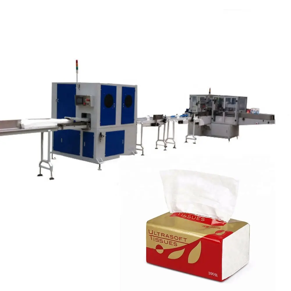 China factory tissue paper cutting and packing machine