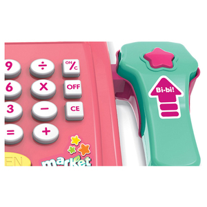זול חשמלי ורוד קופה סופרמרקט צעצוע לילדים - Product Image 5
