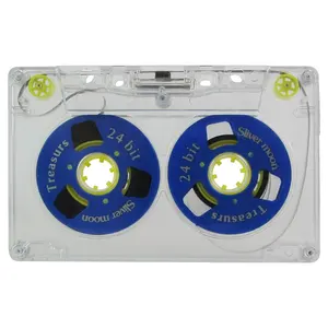 2017 new audio cassette blank tapes with blue tape