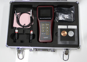 HEC-102 6.9 -110% IACS (4-64 MS / m ) Pengukur Konduktivitas Listrik Arus Eddy Digital Portabel Ringan - Product Image 6