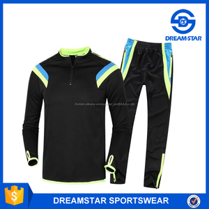 2017 Wholesale Long Sleeve With Top Quality Men 'S Soccer Training Suit - Product Image 5