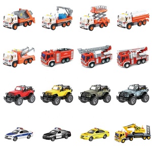 <span class=keywords><strong>Camion</strong></span> <span class=keywords><strong>de</strong></span> pompiers en plastique <span class=keywords><strong>de</strong></span> haute qualité, jouets à friction, voitures jouets - Product Image 4