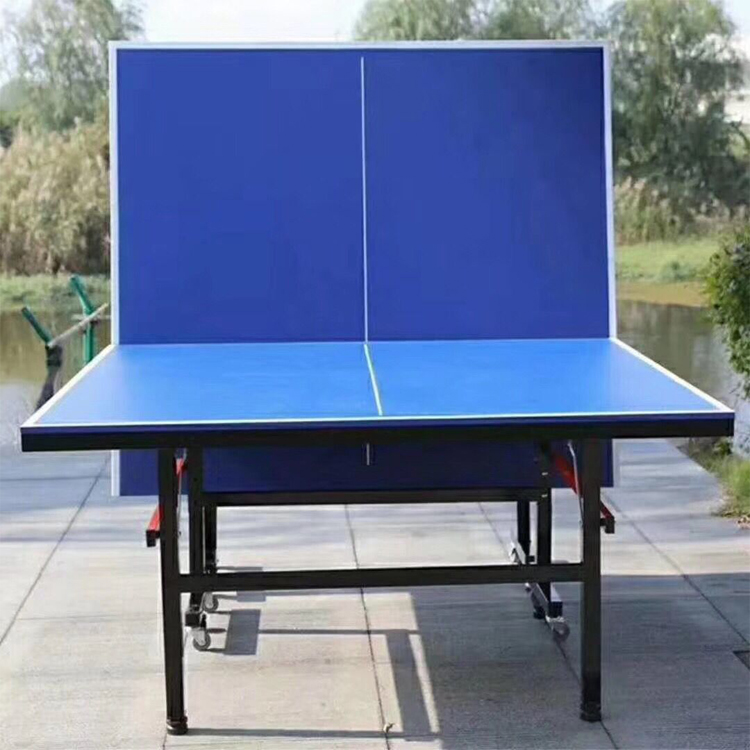 Indoor Single folding table Tennis table with wheels