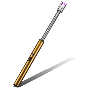 USB Electric <strong>Lighter</strong> with Luxury Design Long-Handle Arc Pulse and <strong>Windproof</strong> Features Rechargeable Kitchen Outdoor Appliance - Product Image 2