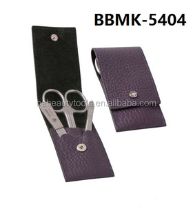 Set de Herramientas para el Cuidado de las Uñas para Hombre, Tijeras, Cortaúñas, Pinzas, Lima y Pulidor en Estuche de Cuero - Product Image 3