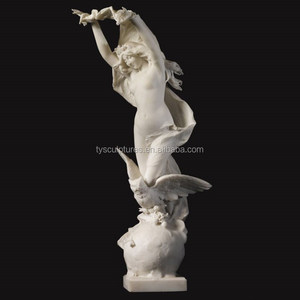 <span class=keywords><strong>Escultura</strong></span> femenina de mármol blanco de chica de baile de bailarina vedada moderna hermosa - Product Image 6