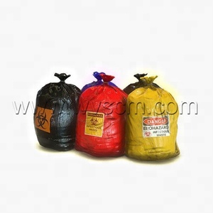 44 galón 37 "X 50" rojo residuos infecciosos de alta densidad de aislamiento de residuos médicos bolsa/bolsa de riesgo biológico - Product Image 2