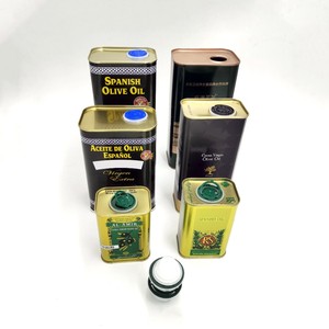 DADI 1.25L Rectangulaire Super Conteneur D'huile De Qualité Alimentaire Étain avec Bec En Plastique Importé Capacité 1L Boîte D'emballage D'huile D'olive - Product Image 4