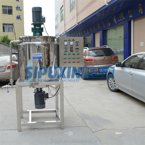 Machine de fabrication de <span class=keywords><strong>mayonnaise</strong></span> Mélangeur Spx avec circulation interne pour petite production Décharge inférieure automatique de 300 litres - Product Image 4