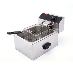 Electric Chip Fryer Factory Price Single Tank 10L Heating Chips Electric Deep Fryer